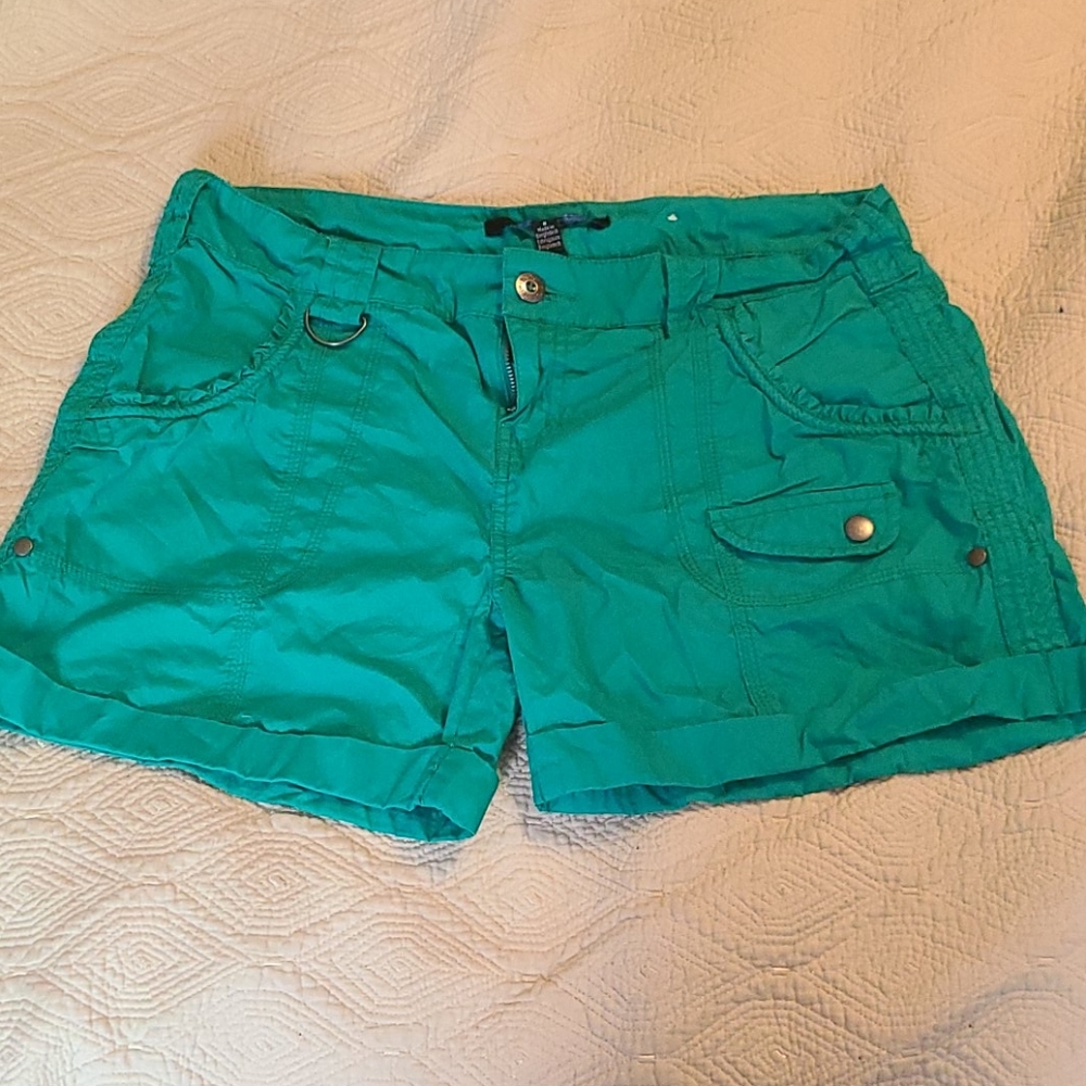 Green shorts